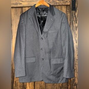 Elegant Charcoal Men's Blazer